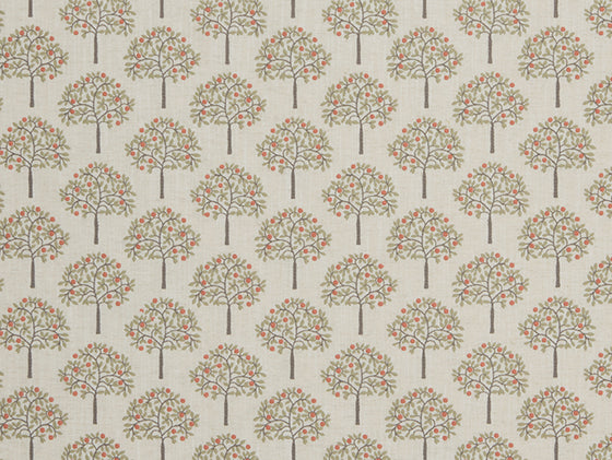Orange Grove Spruce Fabric
