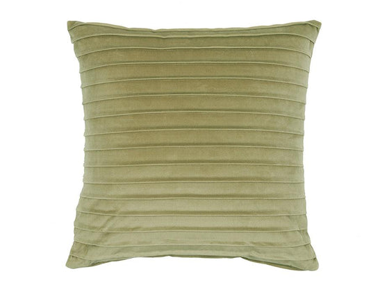 Pintuck Velvet Sage Cushion Cover - Harvey Furnishings