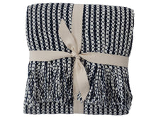  Seaforth Blue Throw - Harvey Furnishings