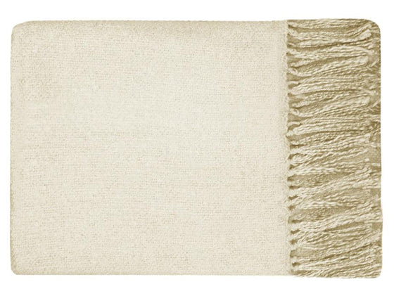 Serenade Neutral Throw - Harvey Furnishings