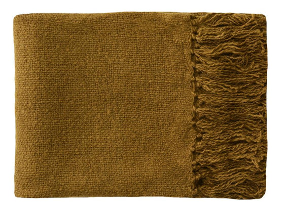 Serenade Toffee Throw - Harvey Furnishings