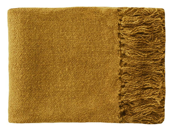 Serenade Turmeric Throw - Harvey Furnishings