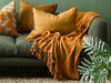 Serenade Nutmeg Throw - Harvey Furnishings