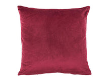  Super Soft Velvet Cushion Cover Merlot - Harvey Furnishings