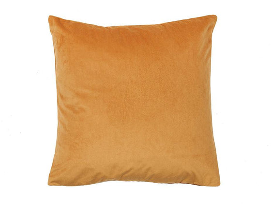 Super Soft Velvet Cushion Cover Old Gold - Harvey Furnishings