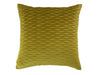 Wave Velvet Dijon Cushion Cover - Harvey Furnishings