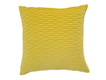  Wave Velvet Lemon Cushion Cover - Harvey Furnishings