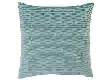 Wave Velvet Teal Cushion Cover - Harvey Furnishings