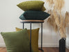 Wave Velvet Leaf Cushion Cover - Harvey Furnishings