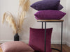 Wave Velvet Claret Cushion Cover - Harvey Furnishings