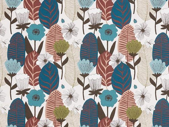 Blooma Chocolate Fabric