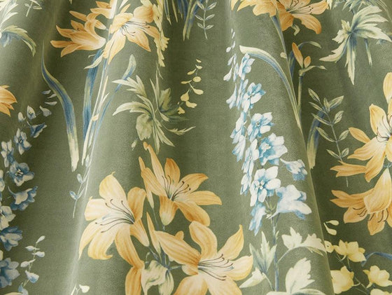 Botanical Studies Olive Fabric