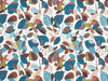 Botaniska Teal Fabric