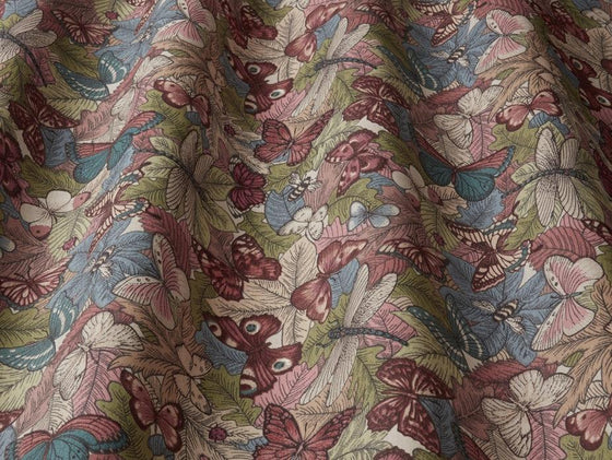 Botanist Garnet Fabric