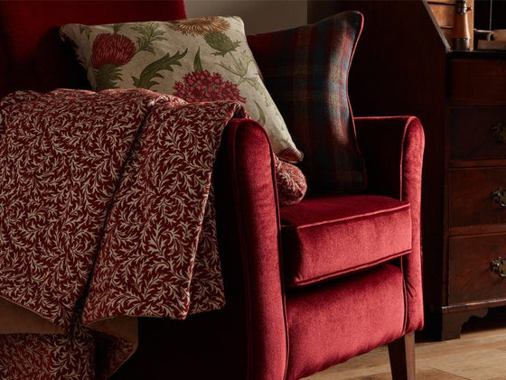 Aster Garnet Fabric