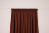 Clyde Copper Lined Pencil Pleat Curtains