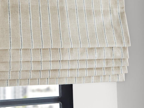 Rowing Stripe Oatmeal Fabric