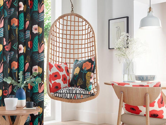 Amala Poppy Fabric