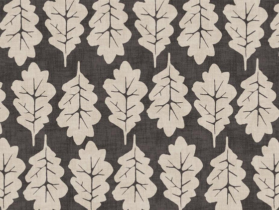 Oak Leaf Ebony Fabric
