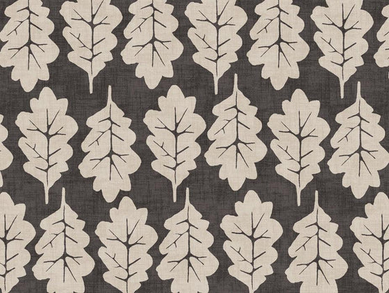Oak Leaf Ebony Fabric