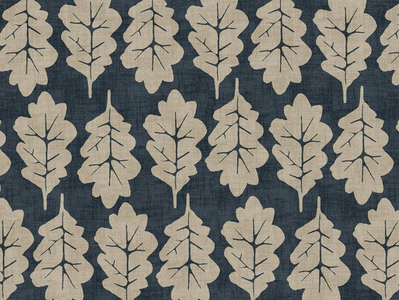 Oak Leaf Midnight Fabric