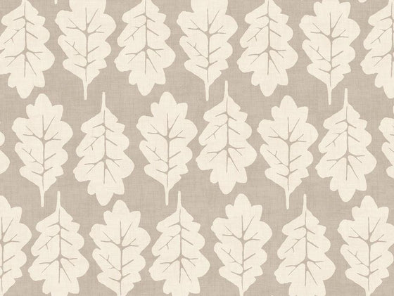 Oak Leaf Oatmeal Fabric