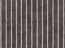  Pencil Stripe Ebony Fabric