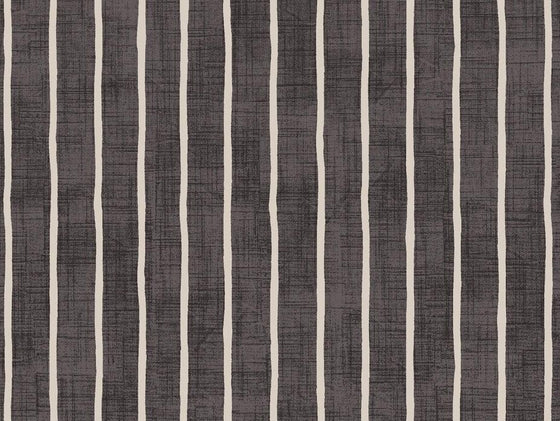 Pencil Stripe Ebony Fabric