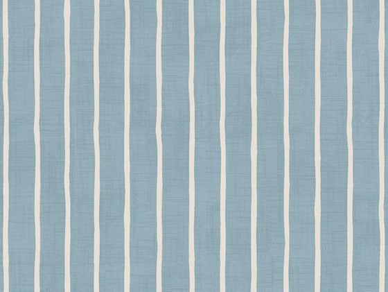 Pencil Stripe Ocean Fabric
