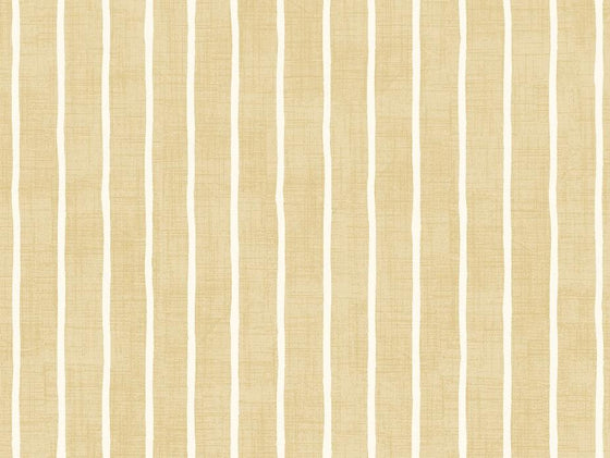 Pencil Stripe Ochre Fabric