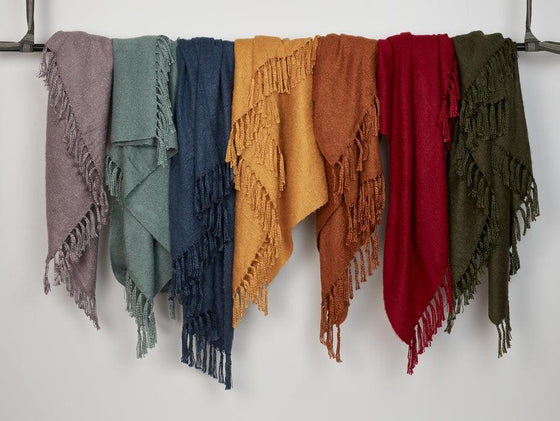 Rhapsody Acrylic Throw Khaki