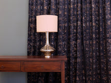  Savannah Lined Velvet Pencil Pleat Curtains - Midnight