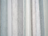 Montserrat Stripe Sheer Fabric - Duck Egg/White/Grey